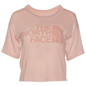 NORTH FACE Womens Coral Logo Graphic Crew Neck T-Shirt L